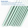 thumbnail image 5 of Paint Brushes Set, 2 Pack 20 Pcs Round-Pointed Tip Nylon Hair Artist Acrylic Paint Brushes for Acrylic Painting Oil Watercolor, Face Nail Art, Canvas, Miniature Detailing & Rock Painting, Blue, 5 of 14