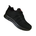 thumbnail image 1 of Zapatillas deportivas unisex para jóvenes ligeras negras - 7030, 1 of 4