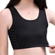 thumbnail image 5 of Minnieouse Chaleco de verano para mujer, chalecos moldeadores de Color sólido, camiseta sin mangas para el pecho, camisetas sin mangas transpirables para Prendas para la parte del cuerpo Negro METRO Minnieouse  FS11407-06, 5 of 6