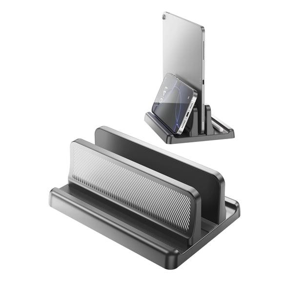 Soporte vertical para laptop EAXBUX 3 en 1 para MacBook, negro