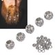 thumbnail image 4 of Abalorio De Tubo Para El Cabello, Joyería DIY Para El Cabello, Abalorios Para Barba, Exquisito Colgante Elegante, Patrón De Flores, Aleación De 20 Piezas Para Hacer Pulseras ANGGREK Grano de barba, 4 of 8