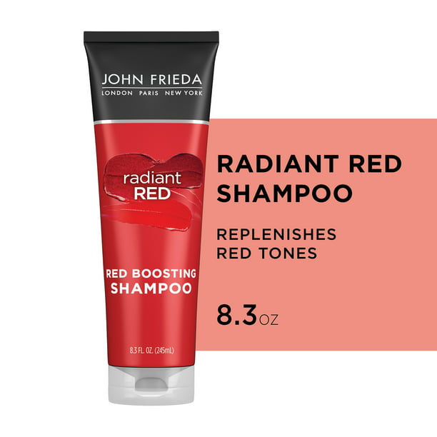 John Frieda Radiant Red Red Boosting Daily Shampoo, Color-Enhancing Shampoo  for Red Hair, 8.3 fl oz - Walmart.com