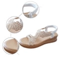 thumbnail image 4 of MKLEKYY Sandalias de Plataforma para Mujer, Sandalias de Estilo Bohemio de Moda de Verano para Mujer, Sandalias de Agua Con Punta, 4 of 4