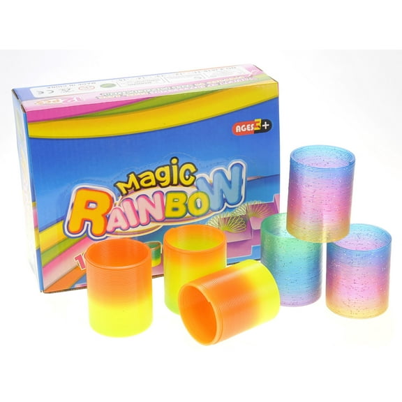 2" Magic Rainbow Springs Assorted Colors (1 Dozen) PS811 Toy