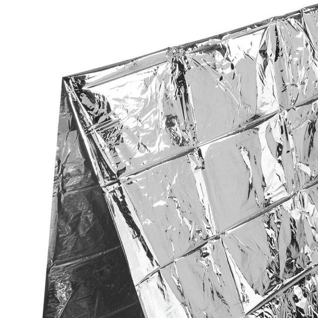 Couverture de Secours Extérieure d'Urgence pour Animaux en Aluminium 5 Pcs Imperméable Réserve de Chaleur de Survie Réfléchissante Camping Randonnée Tremblement de Terre Fournitures de Premiers Secours