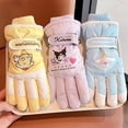 thumbnail image 4 of Guantes de esquí de dibujos animados Ultraman Sanrio My Melody Kuromi para niños, además de terciopelo de algodón, mantener los dedos más cálidos, regalo de Navidad, 4 of 4