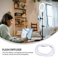 thumbnail image 2 of OULII Ring Light Diffuser 1Set White for Stable Color Temperature Photography, 2 of 7