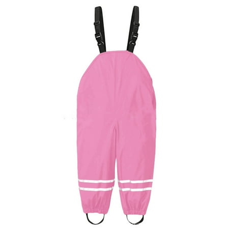 

DNDKILG Infant Baby Toddler Kids Girl Boy Sleeveless Windproof Waterproof Strap Bodysuit Pink 1Y-6Y
