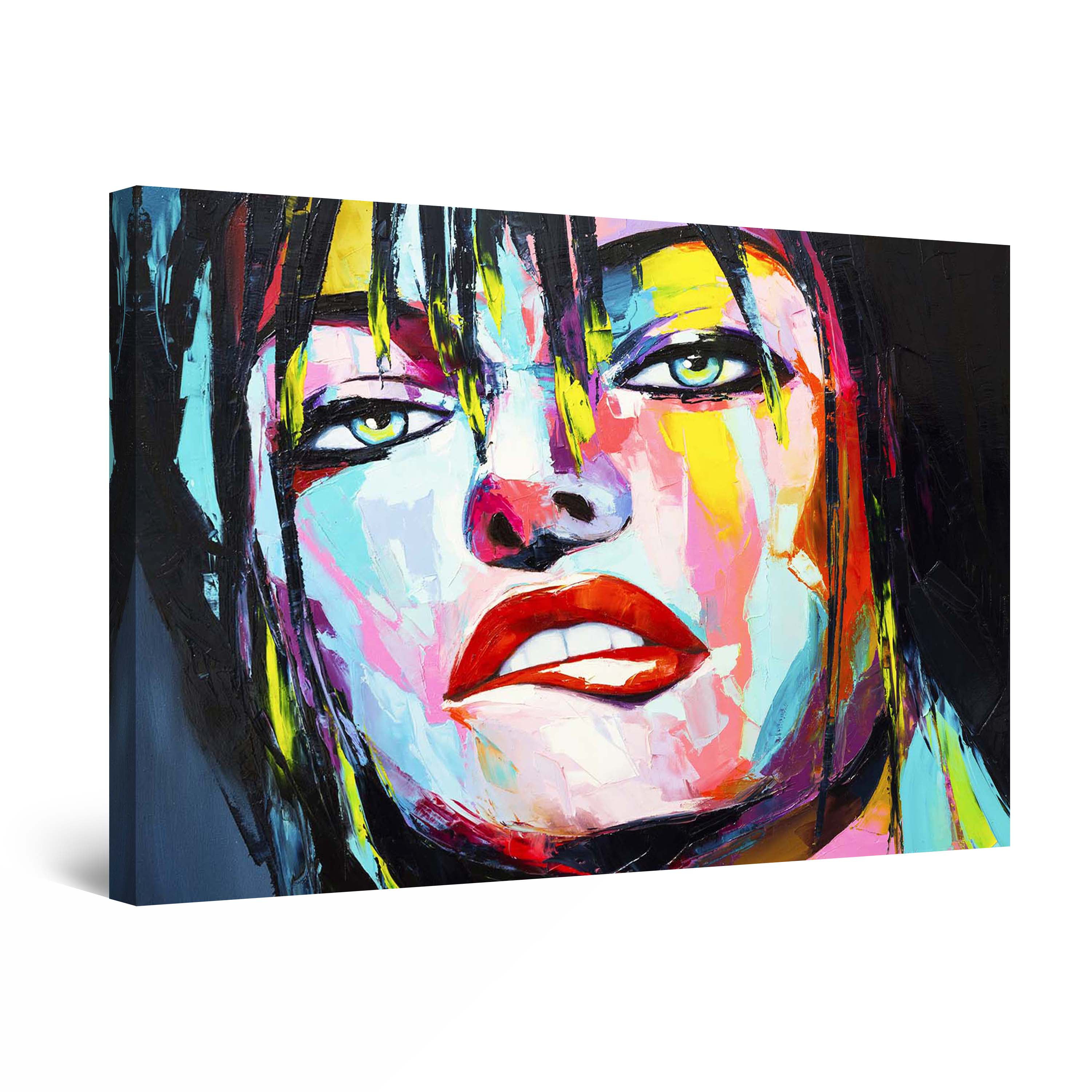 Startonight Canvas Wall Art Abstract - Jolie Colored Collection Desire ...