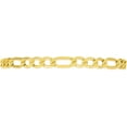 thumbnail image 5 of Floreo 10k Yellow Gold (2.5mm, 3.5mm, 4.5mm, 5.5mm, 7mm, 8.5mm, 9.5mm) Hollow Figaro Link Chain Necklace, 5 of 5