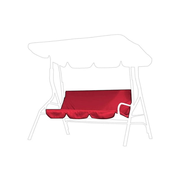 Moyic Funda para silla columpio impermeable a prueba de polvo cubiertas de repuesto para techo de verano Protector de cojín para exteriores patio de Jardín y Patio Rojo Moyic HA064686-06