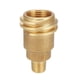 thumbnail image 1 of Adaptador de Manguera de ConexióN de Gas Propano con Tuerca QCC1 con Rosca Macho de 1/4 Pulgadas, Accesorios de ConexióN RáPida de Propano, Adaptador de Propano, 1 of 5