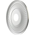 thumbnail image 4 of Ekena Millwork 16"OD x 3 1/2"ID x 1"P Berkshire Thermoformed PVC Ceiling Medallion (Fits Canopies up to 7"), Textured Metallic Moonlight Copper, 4 of 10