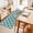 Blue, variant on Hallway Runner Rug 2'x6', Red Geometric Kitchen Runner Rugs Non-Slip Carpet Mats, Vintage Rhombus Circle Texture Bedside Rugs Runners Washable Floor Carpet for Bathroom Laundry Room