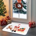 thumbnail image 6 of Darzheoy Christmas Bath Mat 23.6x15.7 Inches Diatom Mud Absorbent Non-Slip for Bathroom Holiday Decor and Home Use, 6 of 7