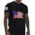 thumbnail image 1 of Birdeem Chemises pour Hommes Col Rond Imprimé Décontracté Manches Courtes T-Shirt Blouse, 1 of 9