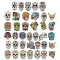 thumbnail image 1 of 40pcs Sticker Skull Horror Face Sticker Waterproof Environmental for Halloween Decor, 1 of 4