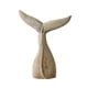 thumbnail image 3 of Decoración de cola de ballena Escultura de cola de ballena de madera Adorno artesanal Decoración del hogar Decorativo L, 3 of 9
