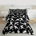 thumbnail image 2 of Castle Fairy Adults Female Men Football Print Bedding Comforter Set 2pcs,Sport Theme Twin Comforter Sets Microfiber,Ball Gamer Breathable Bedding Set,Ultra Soft Home Decor,Reversible, 2 of 8