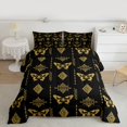 thumbnail image 2 of Feelyou Butterfly Teens Twin Comforter Sets, Damask Aztec Triangle Bedding Set, 2 Pieces, 2 of 8
