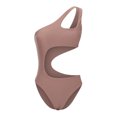 thumbnail image 4 of Trajes de baño siameses calados de color sólido para mujer Conjunto de ropa de playa con estampado de bikini Fridja  nalpqowj54221, 4 of 8