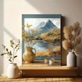thumbnail image 6 of Mountain Lake Landscape Canvas Wall Art， Perfect for Living Room，Dining Room， and Hallway Decoration., 6 of 8