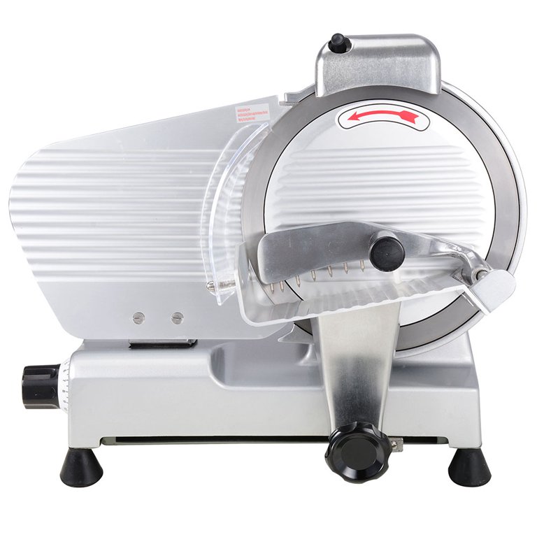 Yescom 10 inch Meat Slicer 240W 530RPM Commercial Electric Slicer Cheese Food Deli Stainless Steel Cutter