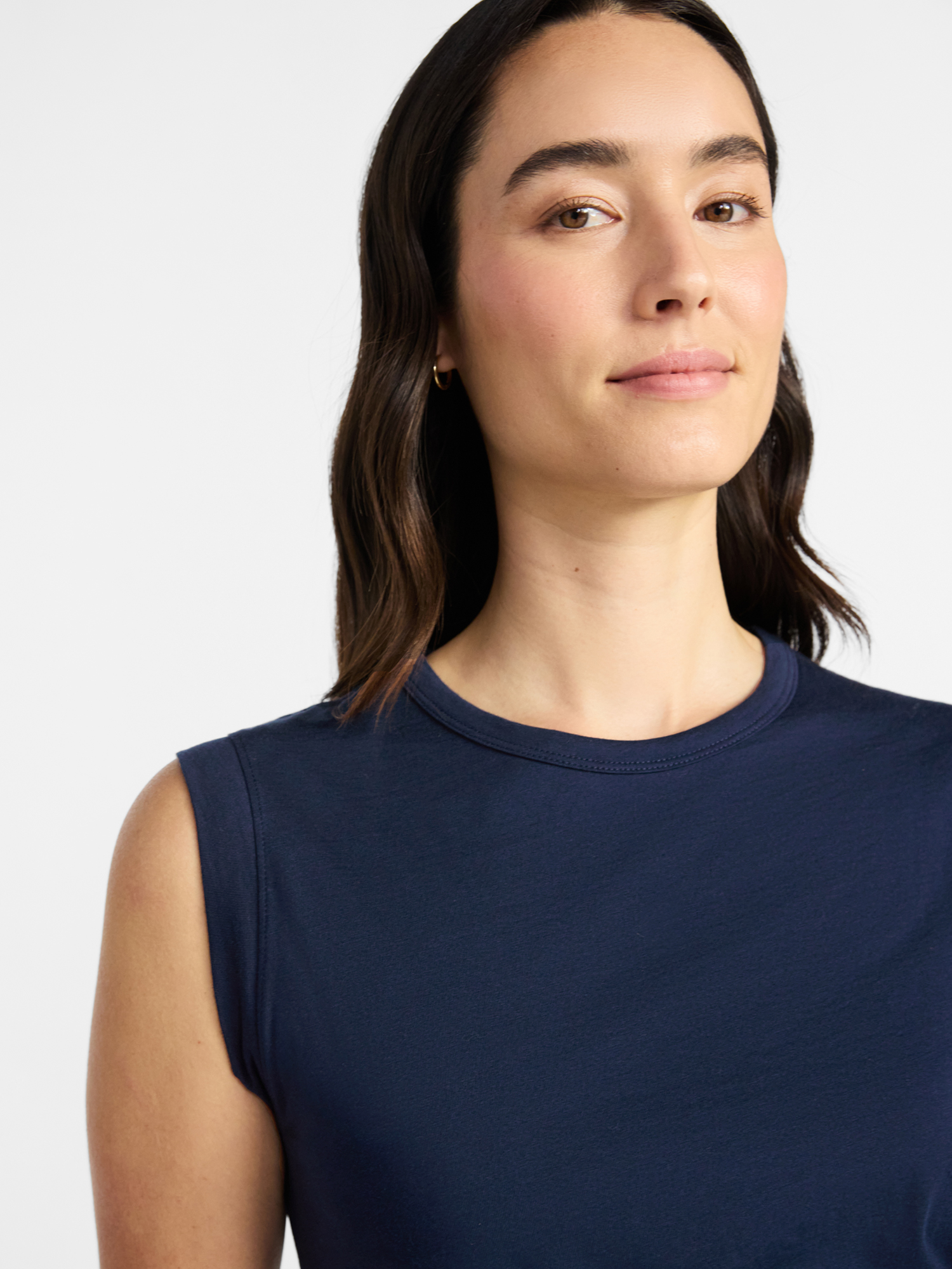 Time and Tru Women's Cotton Peplum Tank Top, Sizes XS-XXXL