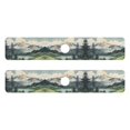 thumbnail image 7 of Yayeee Faucet Mat for Kitchen Sink 30" Diatomite Long Splash Guard Pad, Watercolor Mountatin, 2 Pack, 7 of 7