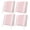 Pink, variant on Outdoor Patio Cushion Covers 2 Pack Sage Green Striped Patio Chair Cushion Covers with Ties and Zipper Classic Farmhouse Stripes Waterproof Outdoor Seat Cushion Covers for Patio Furniture 24"x24"