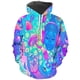thumbnail image 4 of Sudadera con capucha colorida con hongos mágicos para hombres y mujeres, sudadera con estampado 3D abstracto, sudadera informal de manga larga para hombres, 4 of 4