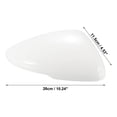 thumbnail image 3 of Unique Bargains Right Side Car Side Door Wing Mirror Cover with Light Hole for Honda Accord 2018-2022 White, 3 of 7