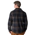 thumbnail image 3 of Free Country Men's Chill Out Fleece Shirt Jacket Navy Plaid XXL, 3 of 3