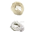 thumbnail image 1 of 2 Piezas 100cm De Cuerda De Cuerda De Cuerda De 5 Mm Beige Y, 1 of 9