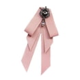 thumbnail image 2 of Pajarita de mujer Yinane Corbata de moño Rosa Longitud Ajustable, 2 of 8