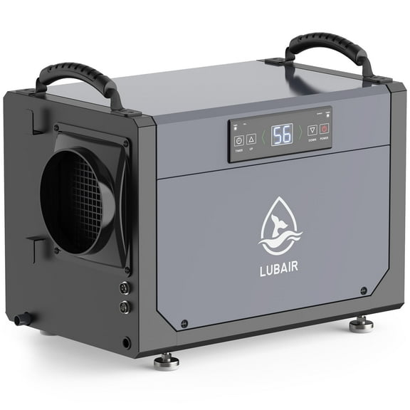 LUBAIR 120 Pint Crawl Space Dehumidifier for Basement, Commercial Use, Energy Star Listed