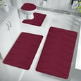 thumbnail image 5 of Halloween Decorations 2024,Rugs Indoor Sets,Rug Mat Carpet,Memory Foam Bath Mat Set,Bathroom Rugs For 5 Pcs Toilet Mats,Universal Soft Comfortable Non-Slip Thick Machine Washable Easier To Dry Dark, 5 of 7