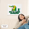 thumbnail image 2 of 3dRose, See Ya Later Alligator, Museum Grade Canvas Wrap 20x16, 2 of 7