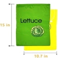 thumbnail image 2 of Lettuce/Banana Keeper for Refrigerator - Keep It Fresh Produce Bags Lettuce Storage Bags Food Drawstring Bag Salad Saver Fresh Fruit and Vegetable Bags - Lettuce Keeper Vegetables Fresh Produce Bag, 2 of 6