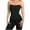Black, variant on Kaemgyyd Women's Vintage Body Shaper Breathable Strapless Overbust Corset Renaissance Push up Corset for Women