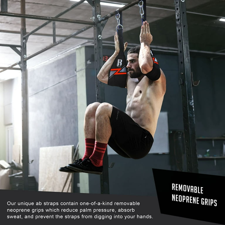 RIMSports Hanging Ab Straps for Pull up Bar Abdominal Slings for Core Strength