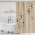 thumbnail image 2 of Floral Shower Curtain Set - 72" x 78" Washable Bathtub Curtain with 12 Hooks, Spring Flower Waterproof Fabric Stall Shower Curtains for Bathroom/Bathtub Décor, 2 of 6