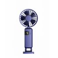 thumbnail image 2 of Needhep Usb Rechargeable Foldable Fan,Fan for Bedroom With Cold Air, Small Electric Fan With Cord, Office Desk Fan, Small Fan Portable (Blue), 2 of 7