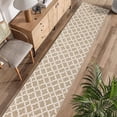 thumbnail image 2 of Yamaziot 2.7'x12' Runners Rug for Long Hallways, Runners Rugs for Floor Mat, Non Slip Washable Beige Rug Carpet, 2 of 7