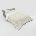 thumbnail image 3 of Ambesonne Victorian Bedding Set 3 Pcs, Retro Swirl Flowers, Twin XL, Beige White, 3 of 3