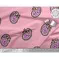 thumbnail image 3 of Soimoi Rayon Fabric Paisley Block Print Sewing Fabric Yard 42 Inch Wide, 3 of 3