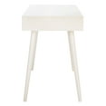 thumbnail image 4 of SAFAVIEH O'Dwyer Solid Retro 2 Drawer Writing Desk, Distressed White, 4 of 15