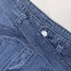 thumbnail image 5 of Gibobby Jeans dama Pantalones vaqueros de pierna ancha para mujer, pantalones holgados con parte inferior de campana y cintura elástica de cintura alta(Azul,G), 5 of 5