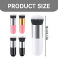 thumbnail image 3 of Awwp Multi-Use Makeup Brush, Synthetic Bristles, Compact Flat Base for Foundation/Concealer/Contour, Streak-Free Liquid/Powder, Buildable Coverage & Travel Size, 3 of 9