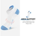 thumbnail image 3 of CAILDANL Felicigeely Ankle Athletic Running Socks Low Cut Sports Socks Breathable Cushioned Tab Socks for Men Women 6 Pairs, 3 of 5